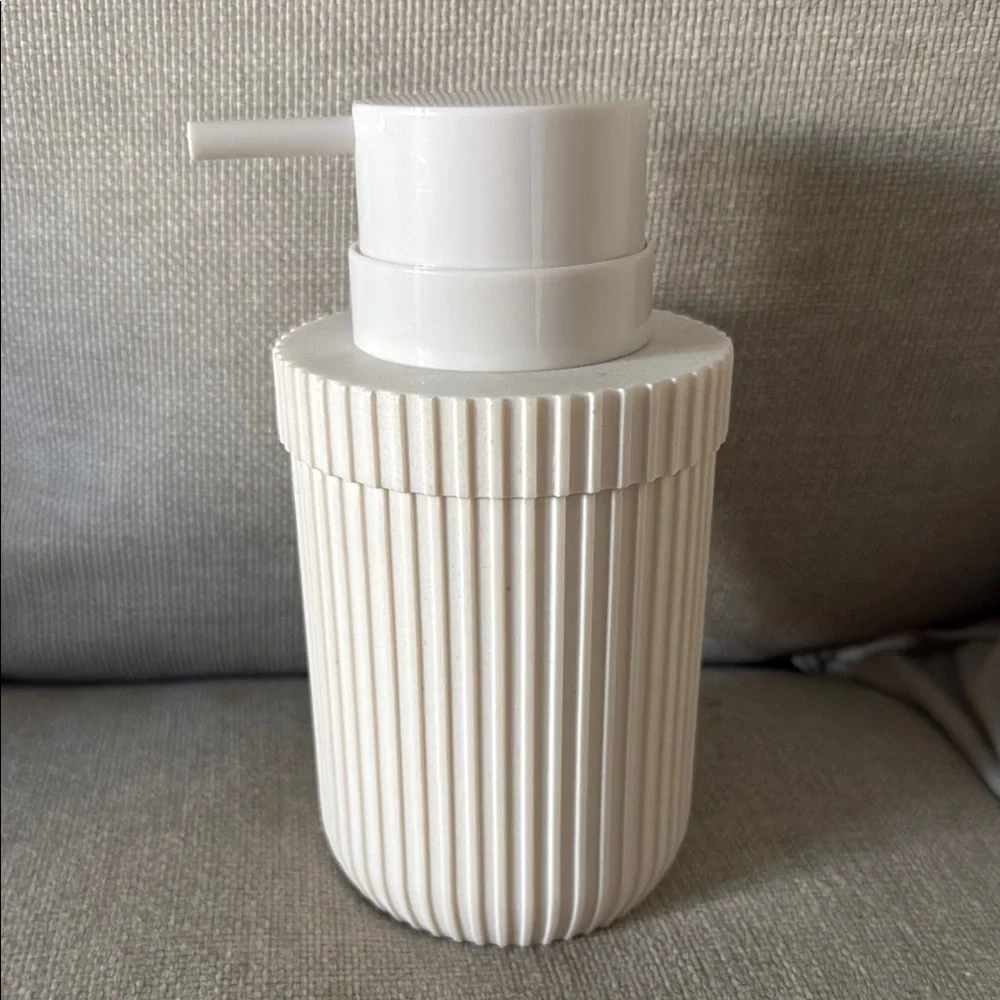 Elegant White Soap Dispenser